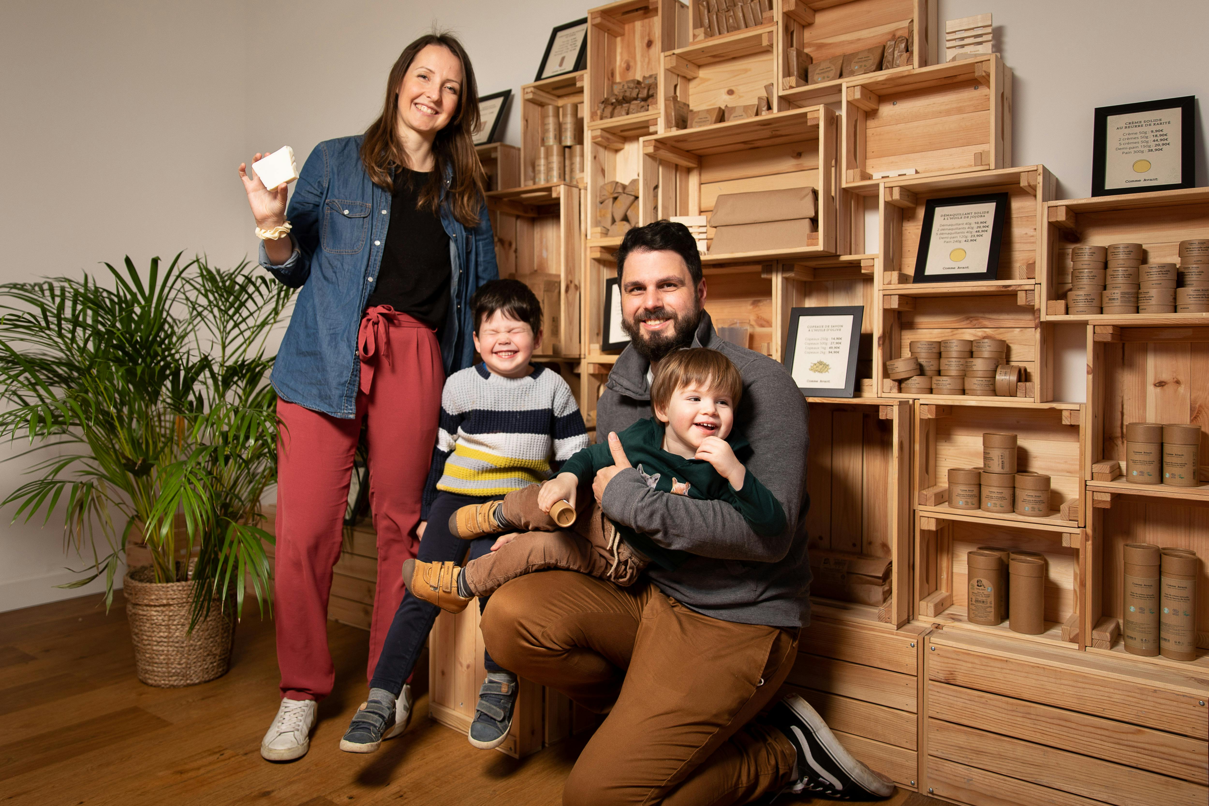 Comme Avant à Marseille
a choisi l'électricité d'Enercoop Sophie et Nil