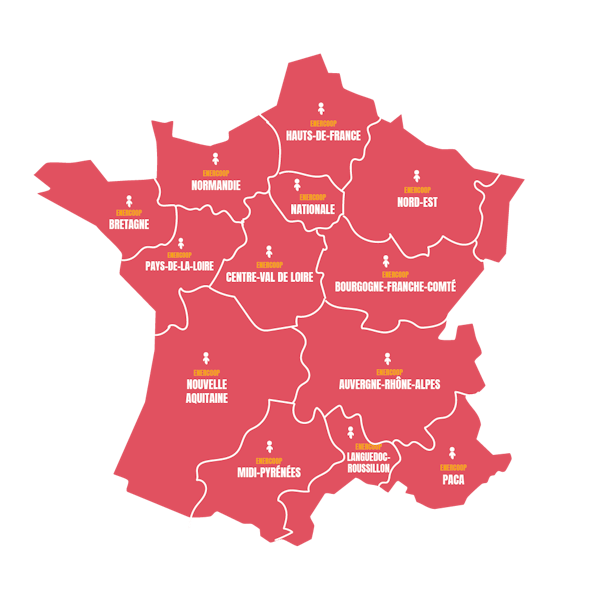 carte coopératives locales Enercoop levée de fonds LDF