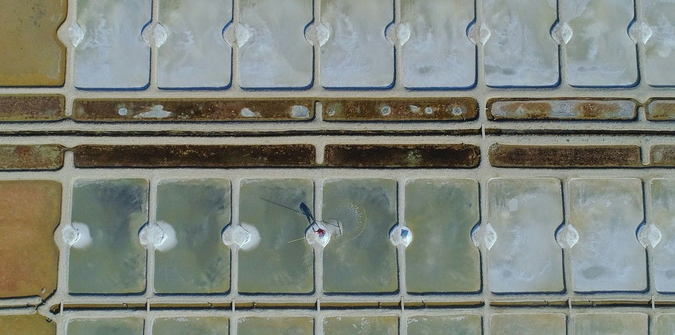 Guérande vue du ciel