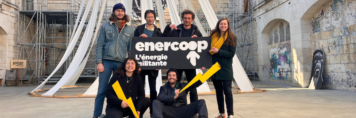 Photo de l'équipe énergie d'Enercoop Nouvelle-Aquitaine