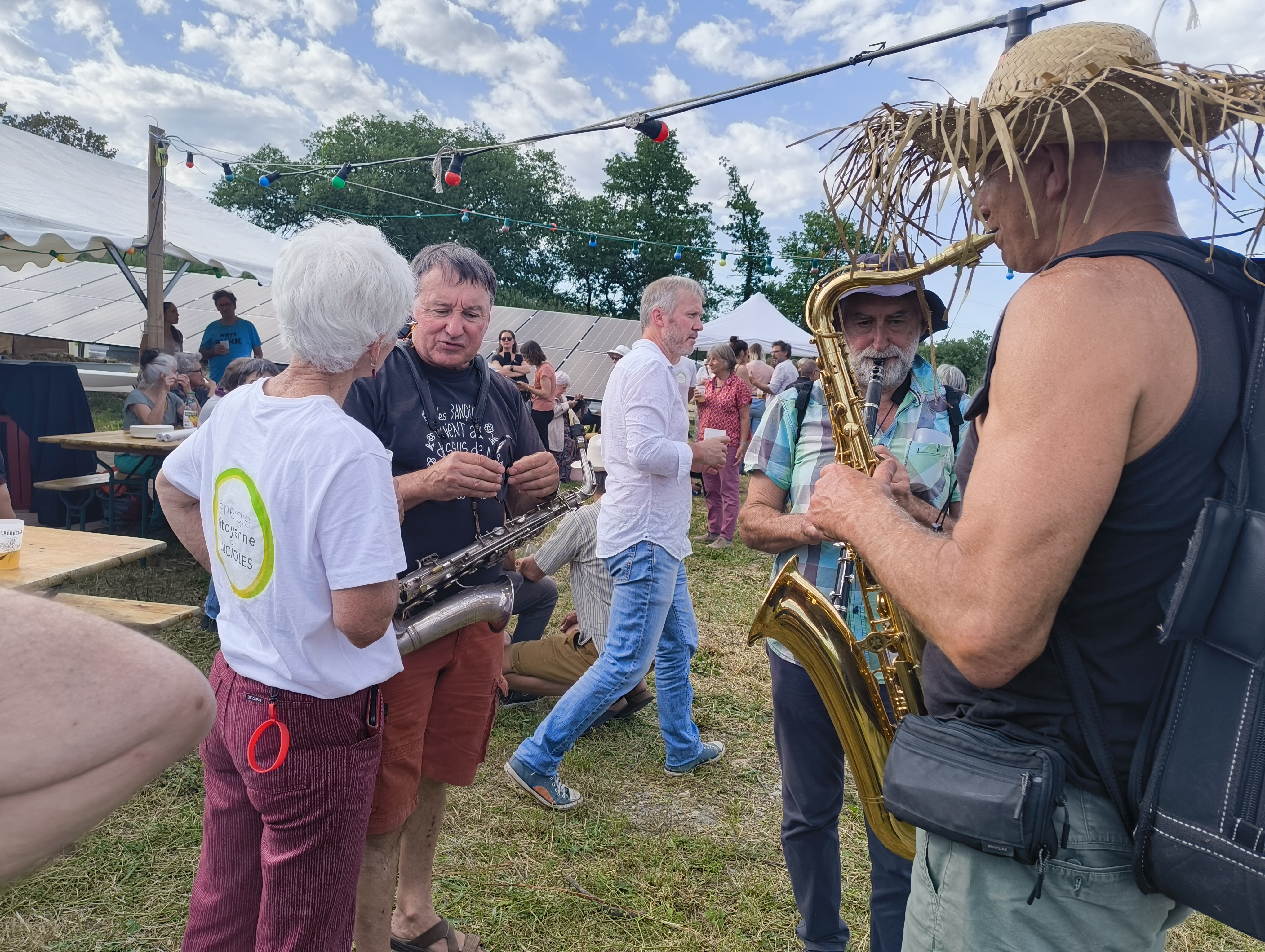 Inauguration Parc solaire Durfort - musique