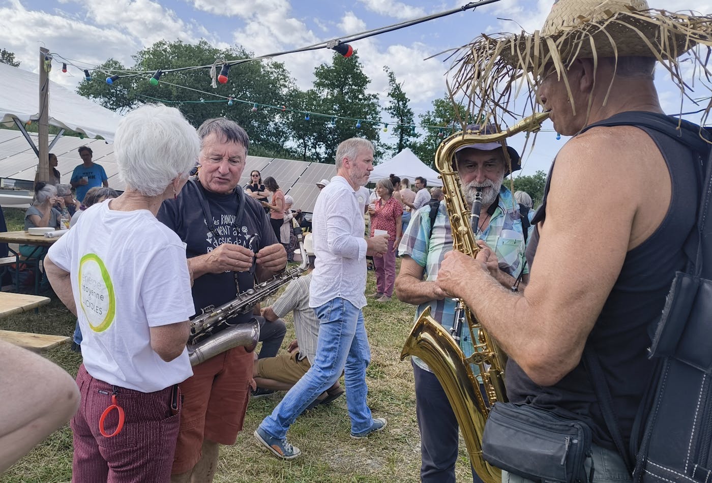 Inauguration Parc solaire Durfort - musique