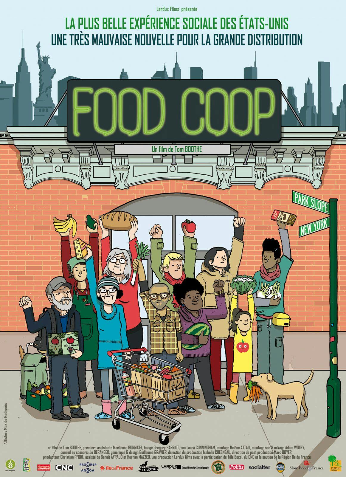 affiche du film food coop