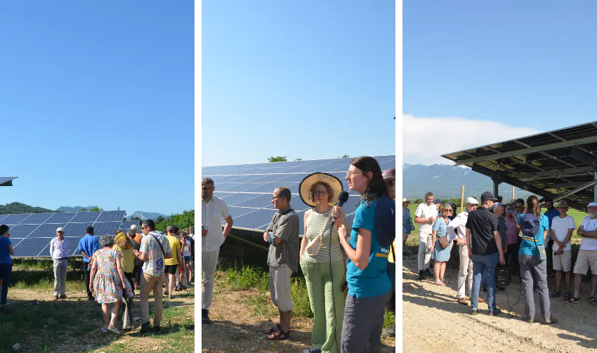 inauguration visite parc solaire aouste