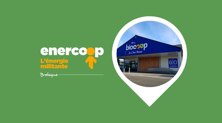 Rencontrez-nous et découvrez Enercoop au sein du magasin Biocoop Le Chat Biotté à Combourg