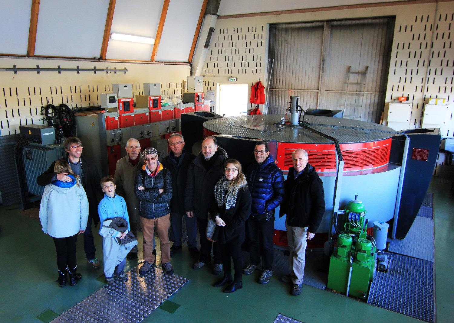 Visite de la centrale hydroélectrique près de Billères par Enercoop Nouvelle-Aquitaine