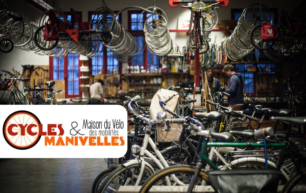 Maison du vélo et des mobilités, ateliers Cycles & Manivelles à Bègles - Enercoop Nouvelle-Aquitaine