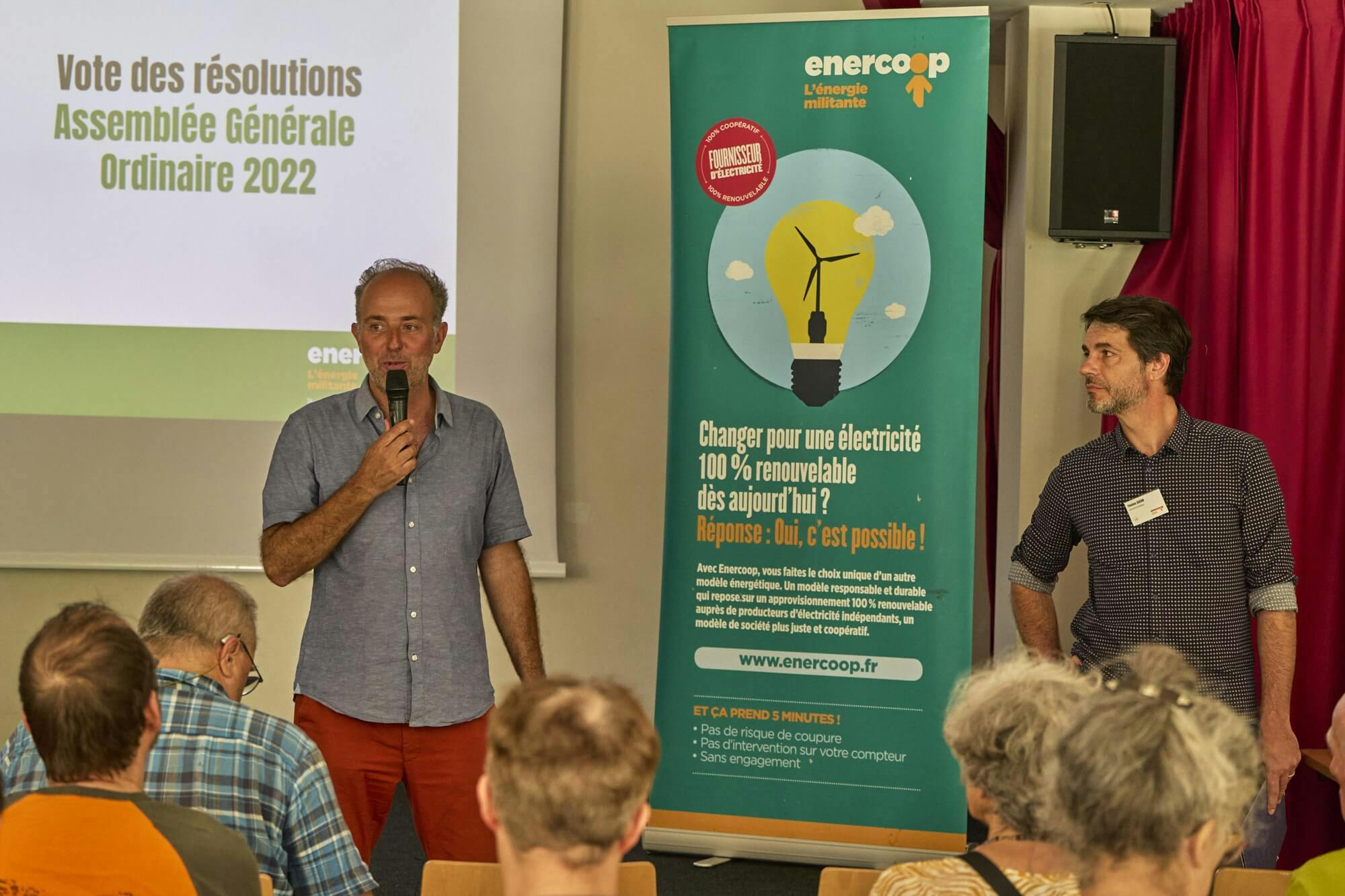 AG 2022 d'Enercoop Paca - discours de Sébastien Barles