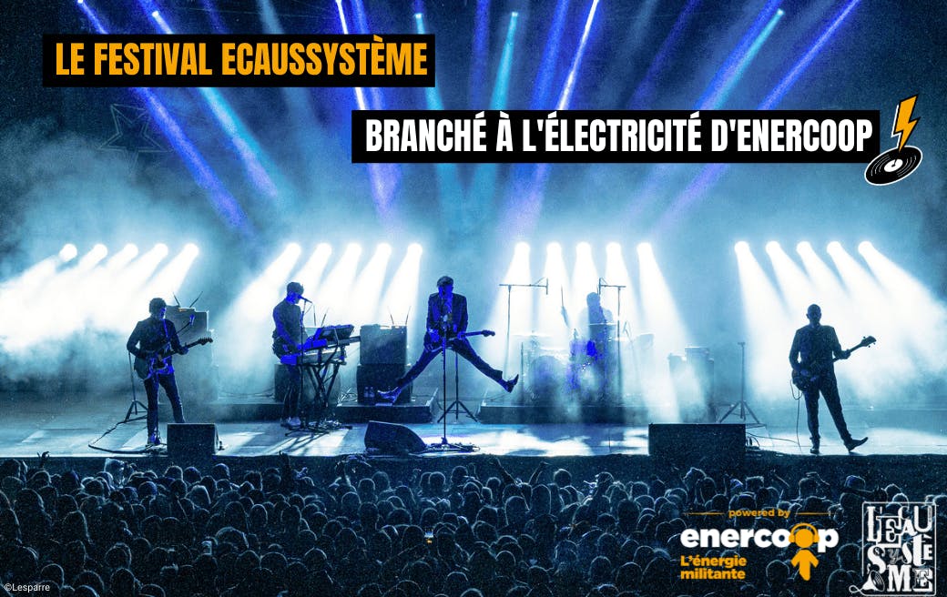 Le festival Ecaussystème branché à l'électricité d'Enercoop