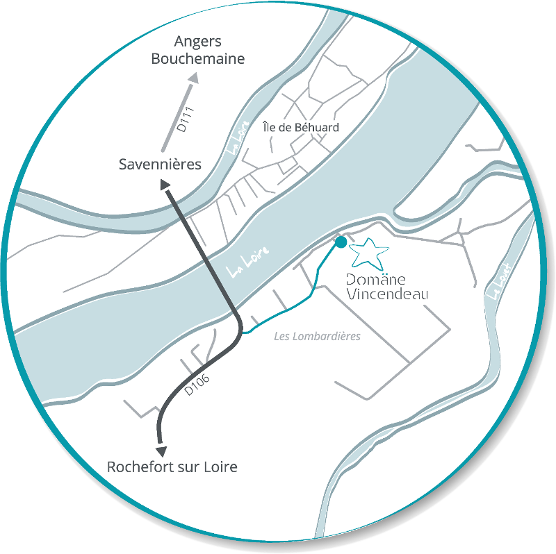 Enercoop Pays de la Loire - Plan d'accès Domane Vincendeau