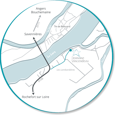 Enercoop Pays de la Loire - Plan d'accès Domane Vincendeau