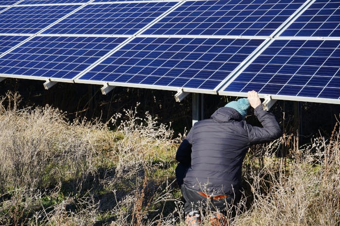 Visite de maintenance sur le site de Camarès