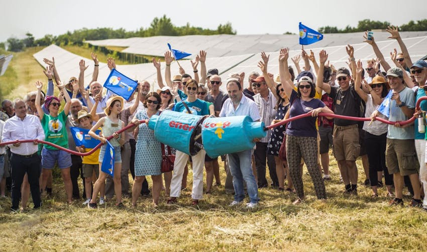 Inauguration du parc solaire de Pousse-Pisse et de l'opération d'autoconsommation collective - Enercoop Midi-Pyrénées