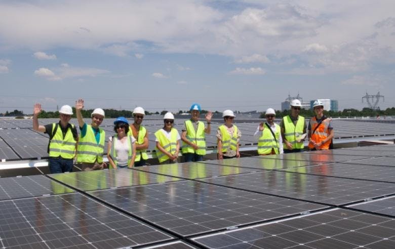 Enercoop Pays de la Loire - Marché d’Intérêt National de Nantes - centrale photovoltaïque