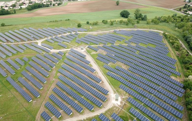 Enercoop Paca - Production - Centrale solaire Mallemort - Parc photovoltaïque au sol 