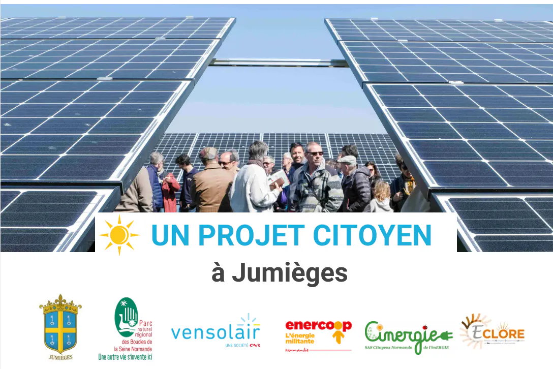 Un projet photovoltaïque citoyen à Jumièges