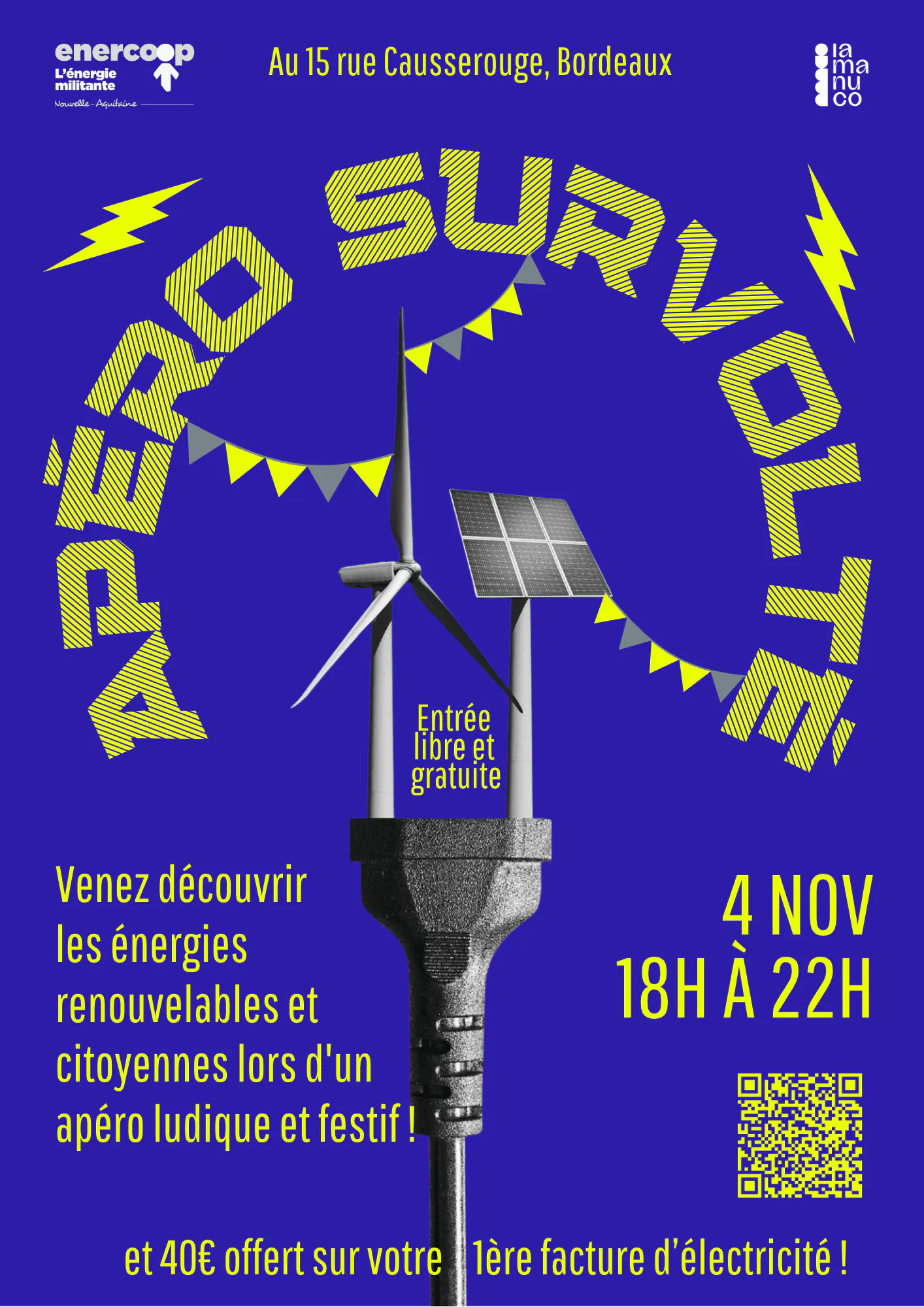 affiche de l'apéro surVOLTé