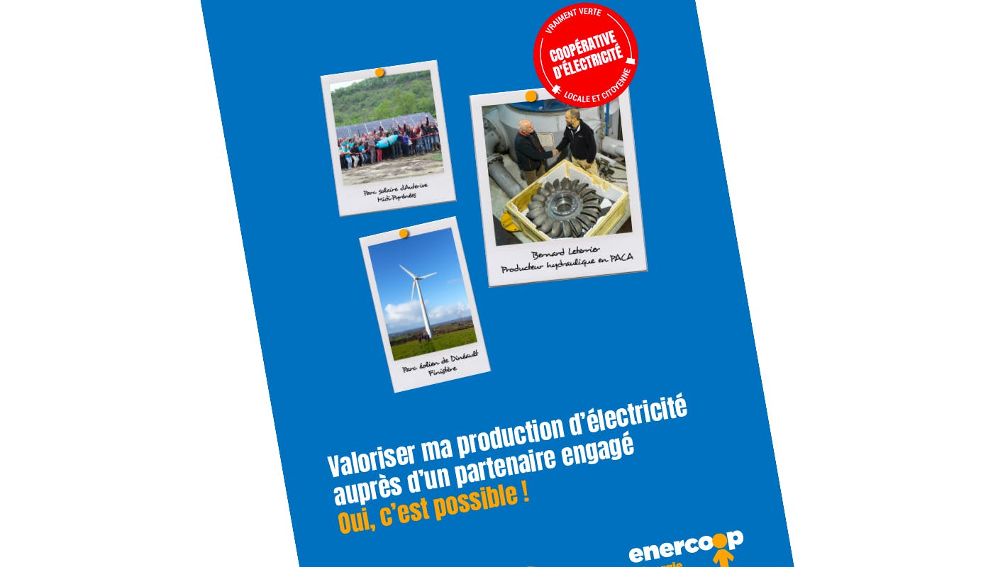 Enercoop - producteur d'électricité renouvelable - hydraulique - éolien - biomasse - électricité renouvelable
