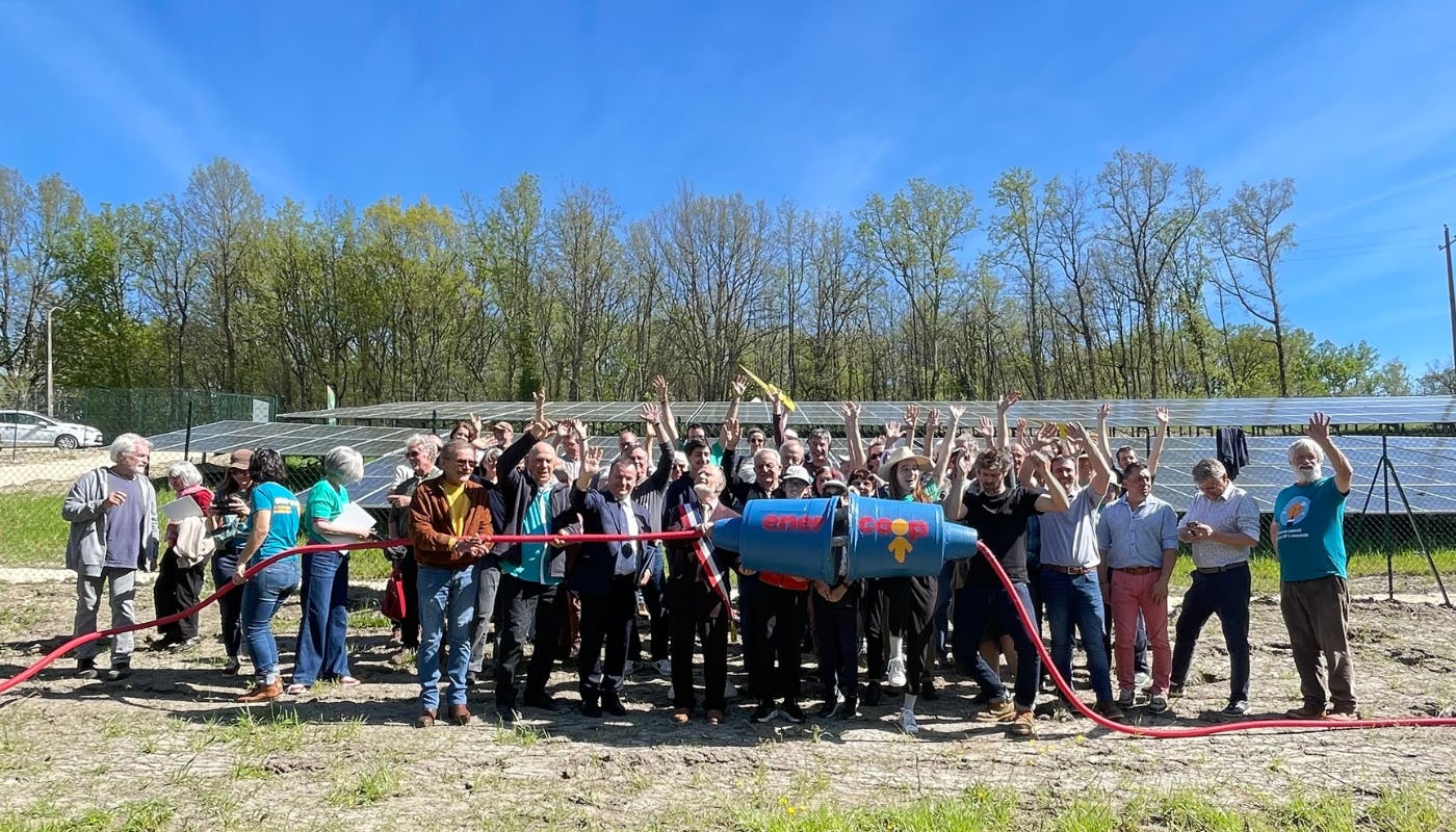 production - citoyens - photovoltaïque - prise - inauguration