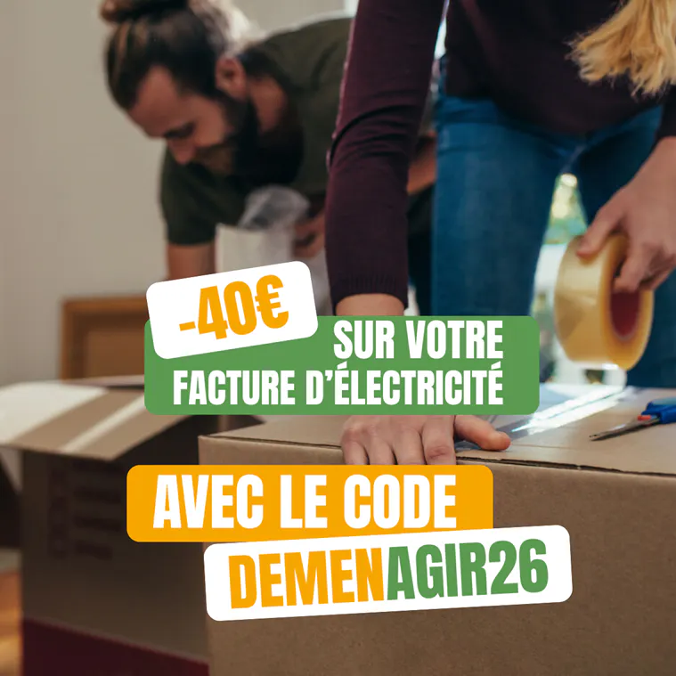 déménagement - changement fournisseur électricité - électricité verte - réduction facture - Enercoop