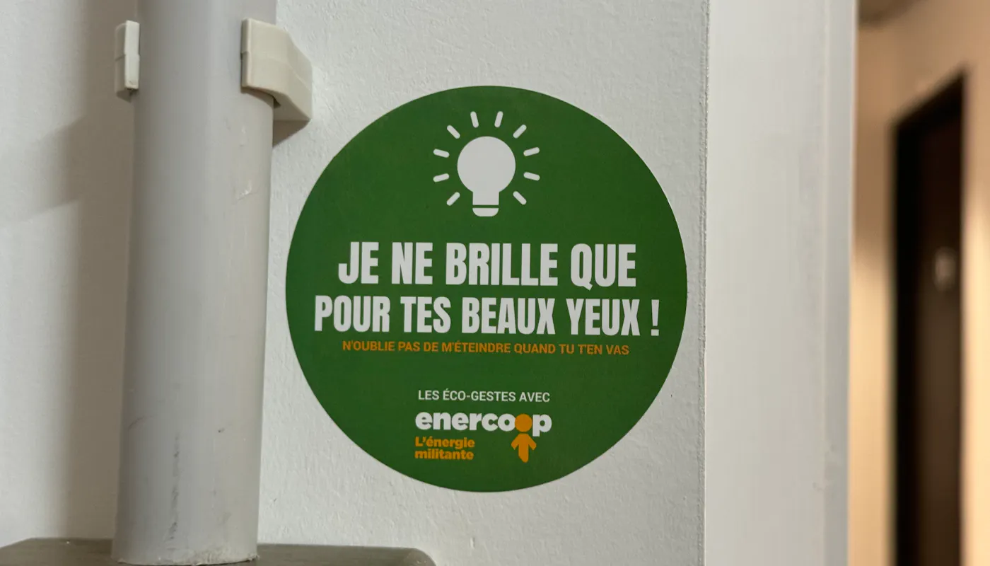 stickers éco gestes enercoop