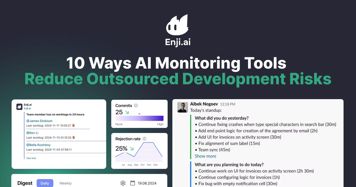 10 Ways AI Monitoring Tools Reduce Outsourced Development Risks