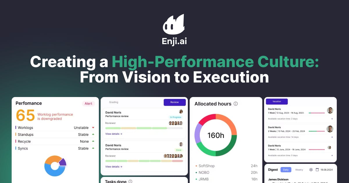 Creating a High-Performance Culture: From Vision to Execution