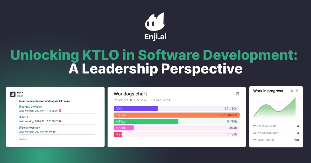 Unlocking KTLO Success in Software Development: A Leadership Perspective