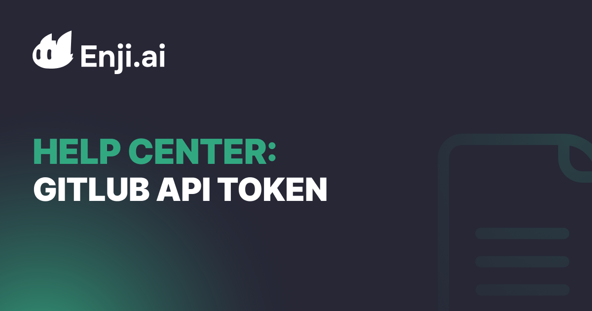 Enji-GitLab Integration: API Token Configuration Guide