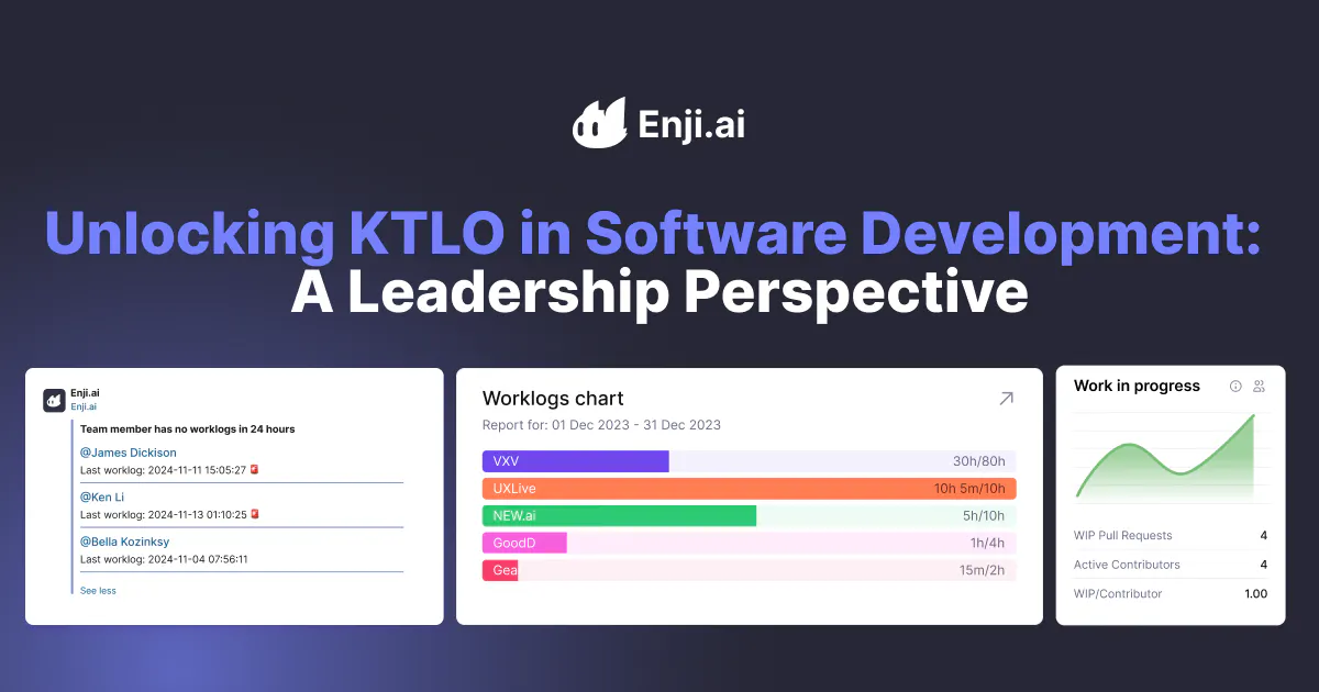 Unlocking KTLO Success in Software Development: A Leadership Perspective