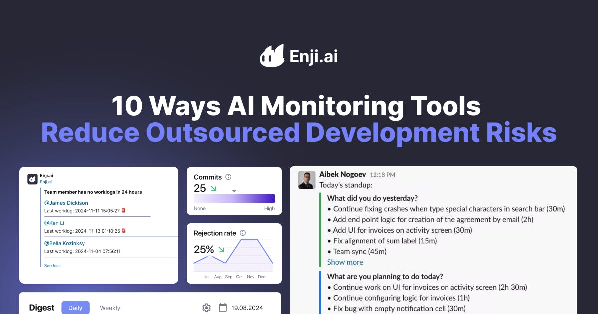 10 Ways AI Monitoring Tools Reduce Outsourced Development Risks