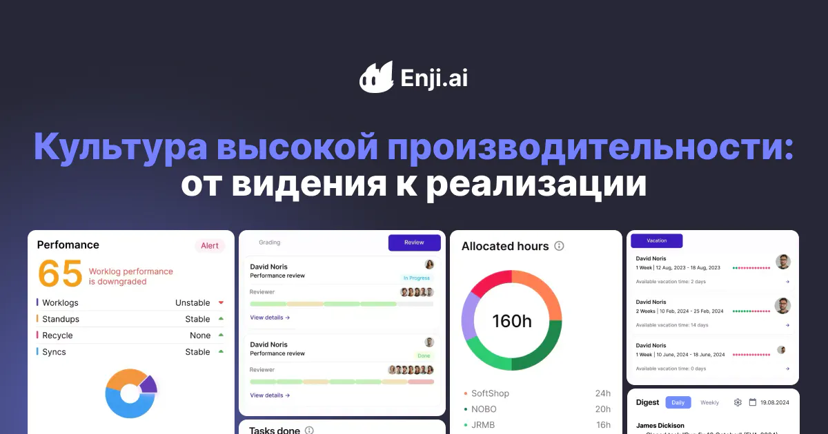 Культура высокой производительности: от видения к реализации