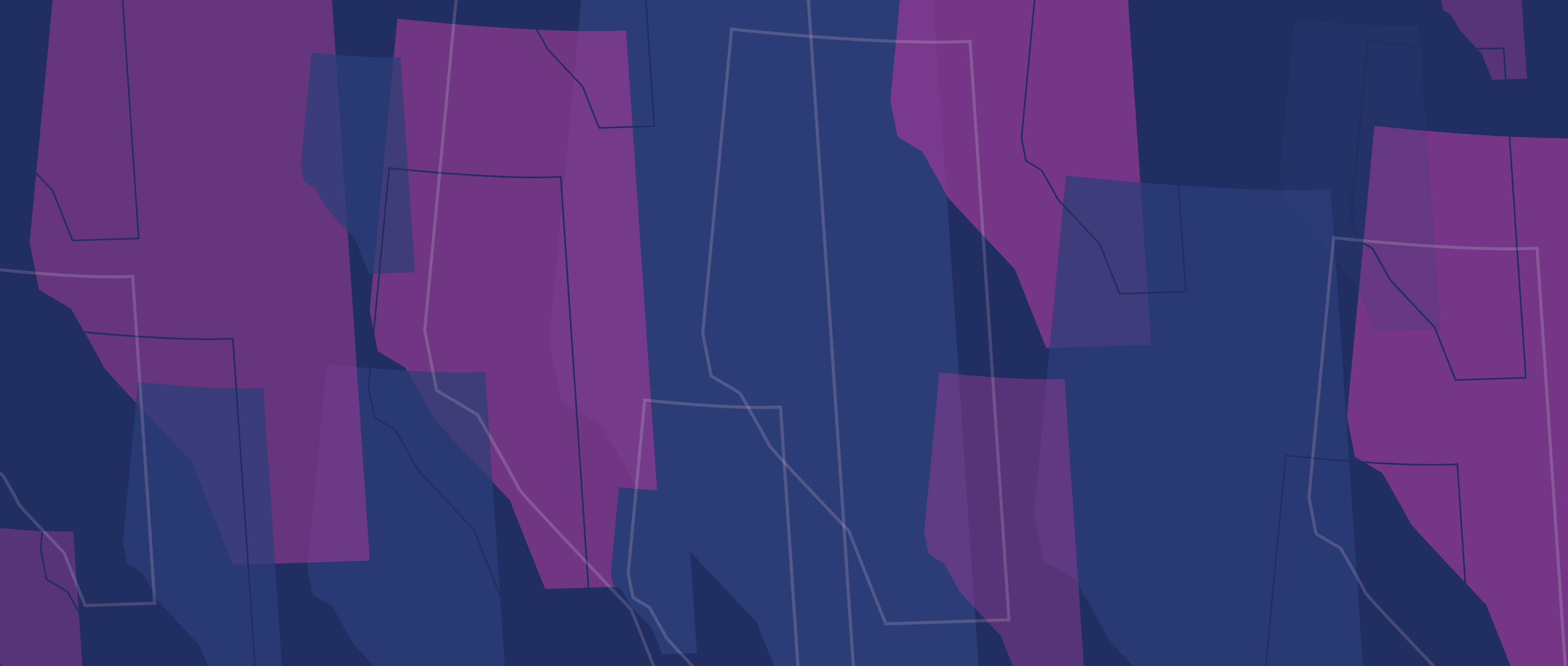 Banner of navy, purple and white maps of Alberta