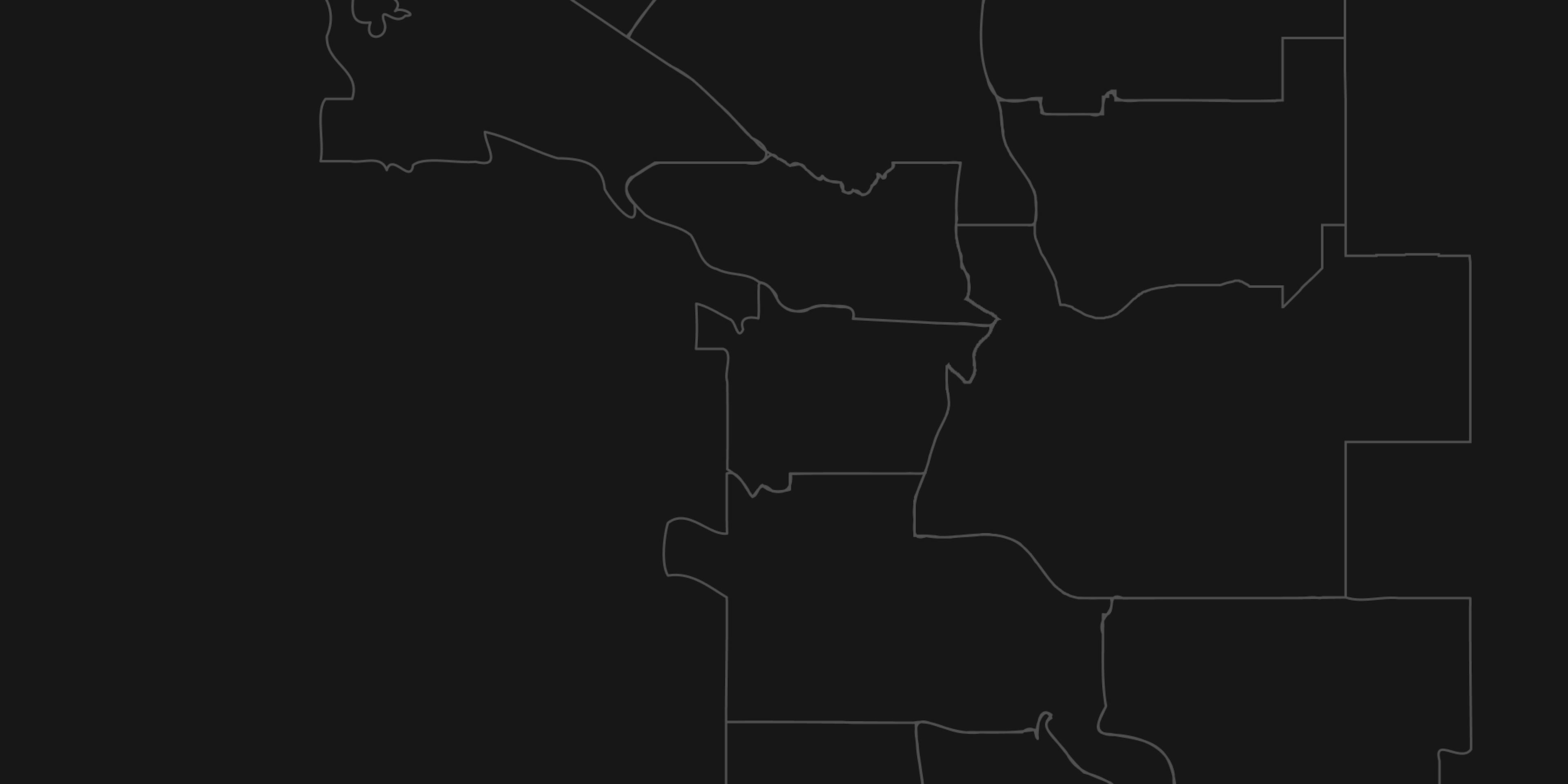 Simple map of Calgary's municipal wards