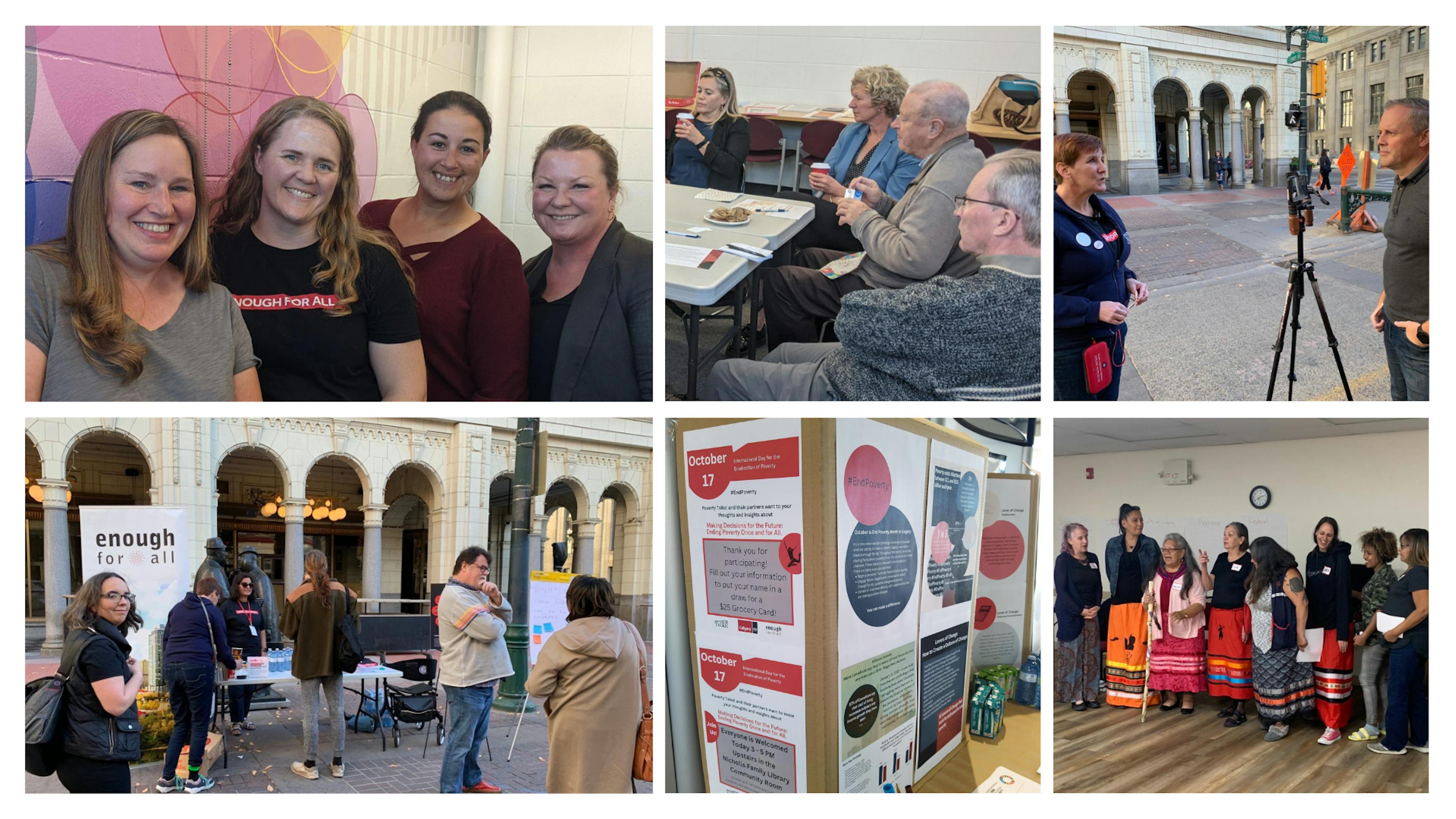 Photo collage of 6 events around the city