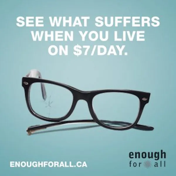 See what suffers when you live on seven dollars a day.