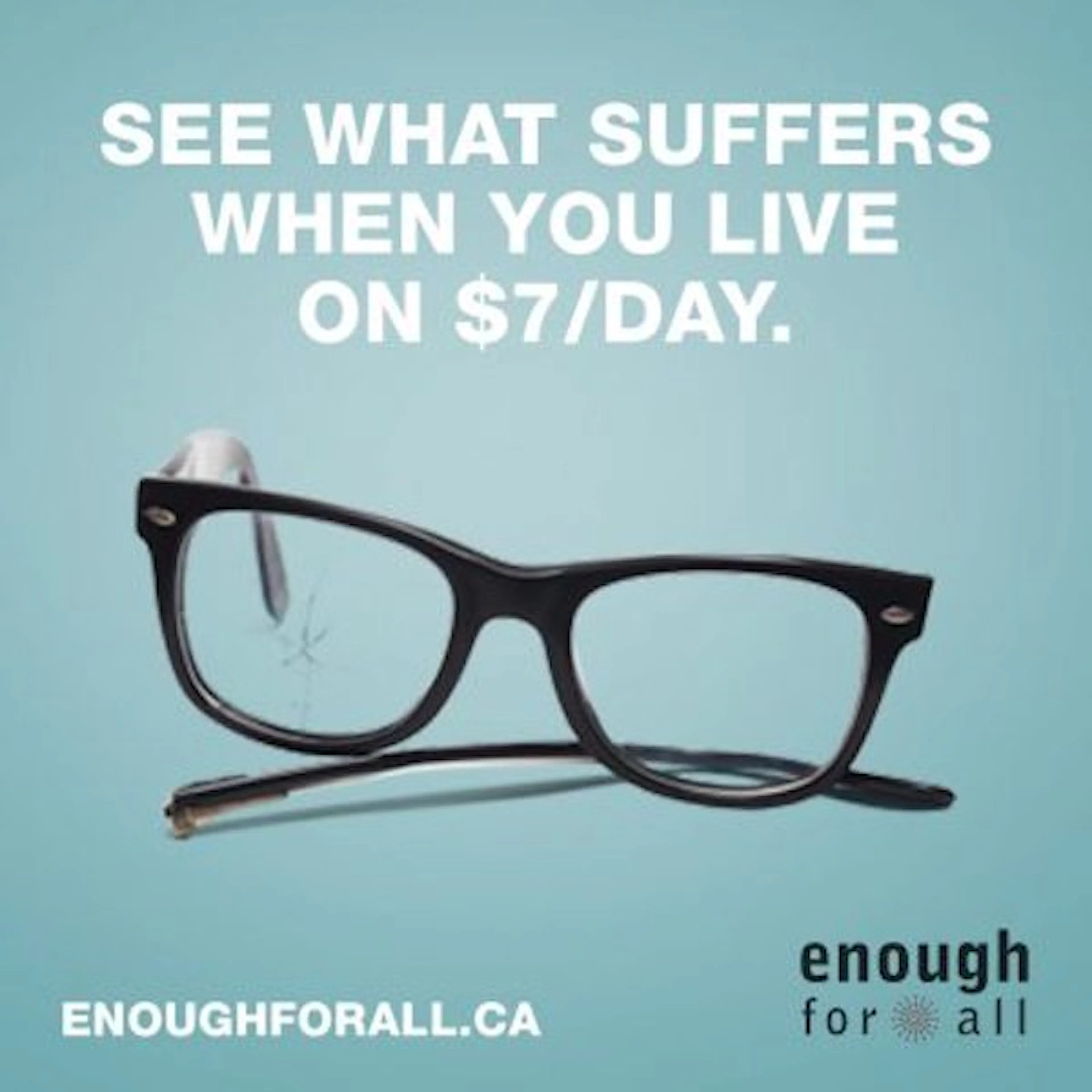 See what suffers when you live on seven dollars a day.