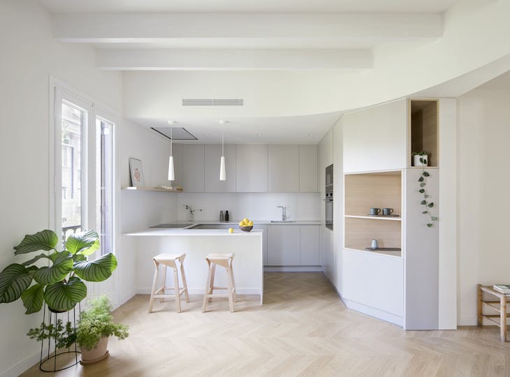 Zona cuina pis Eixample