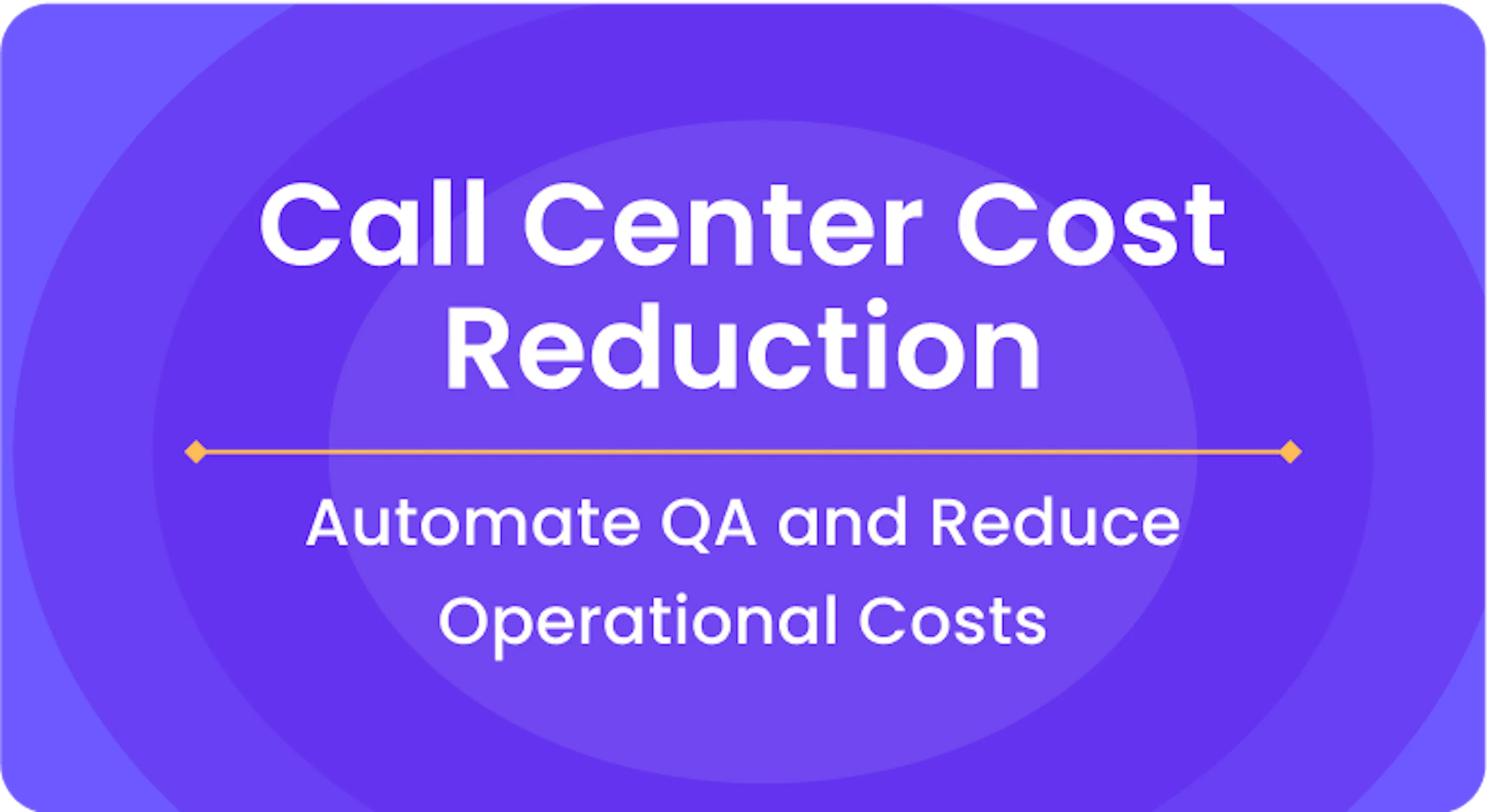 call center cost reduction