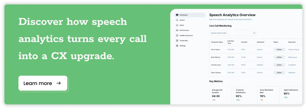 Discover hoe Speech Analytics turns every call into a CX uprgade