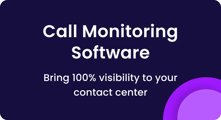 Call Monitoring software