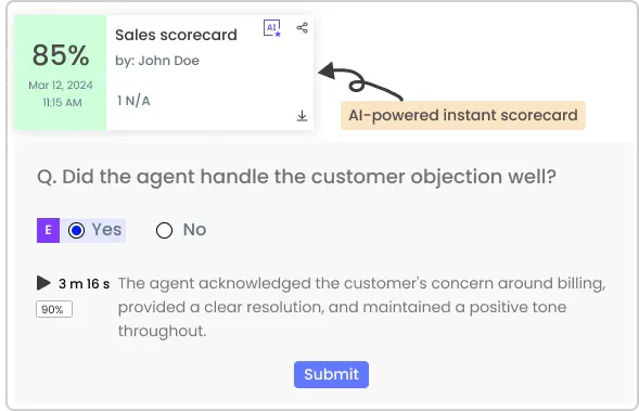 Auto-scorecard-filling