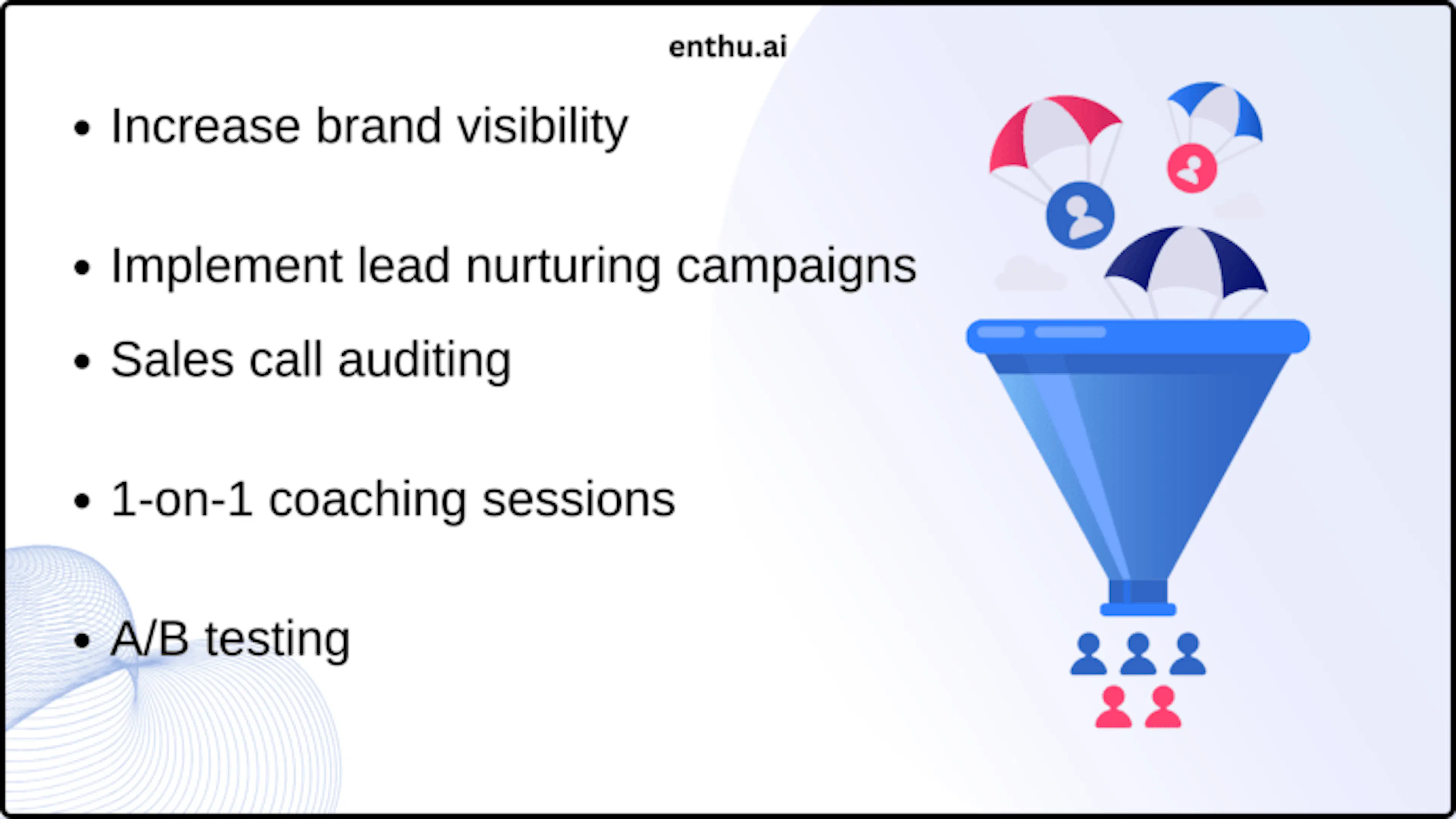 Strategies to plug your sales funnel leaks