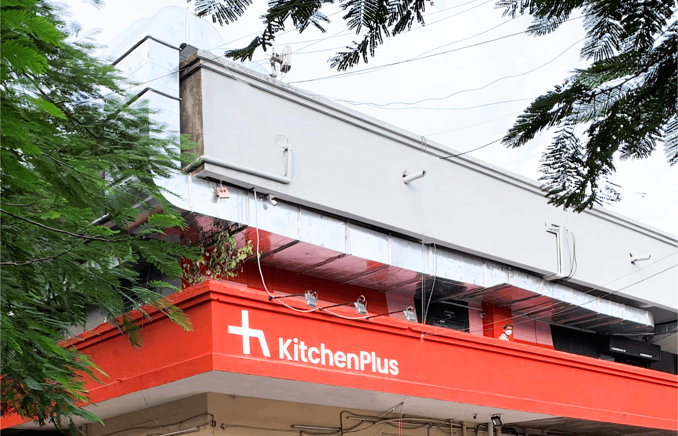 Exterior of a Cloud Kitchen, KitchenPlus India exterior-cloud-kitchen-delhi-kitchenplus-india