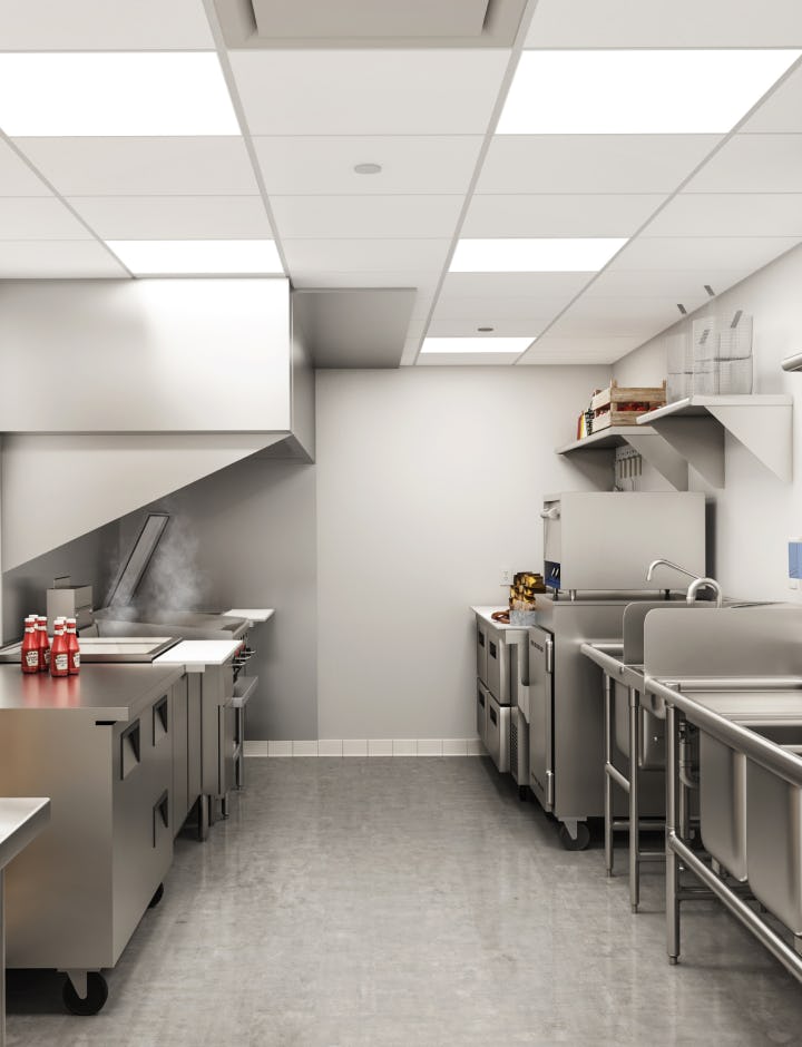 Side view of delivery kitchen, KitchenPlus India delivery-kitchen-side-view-kitchenplus-india
