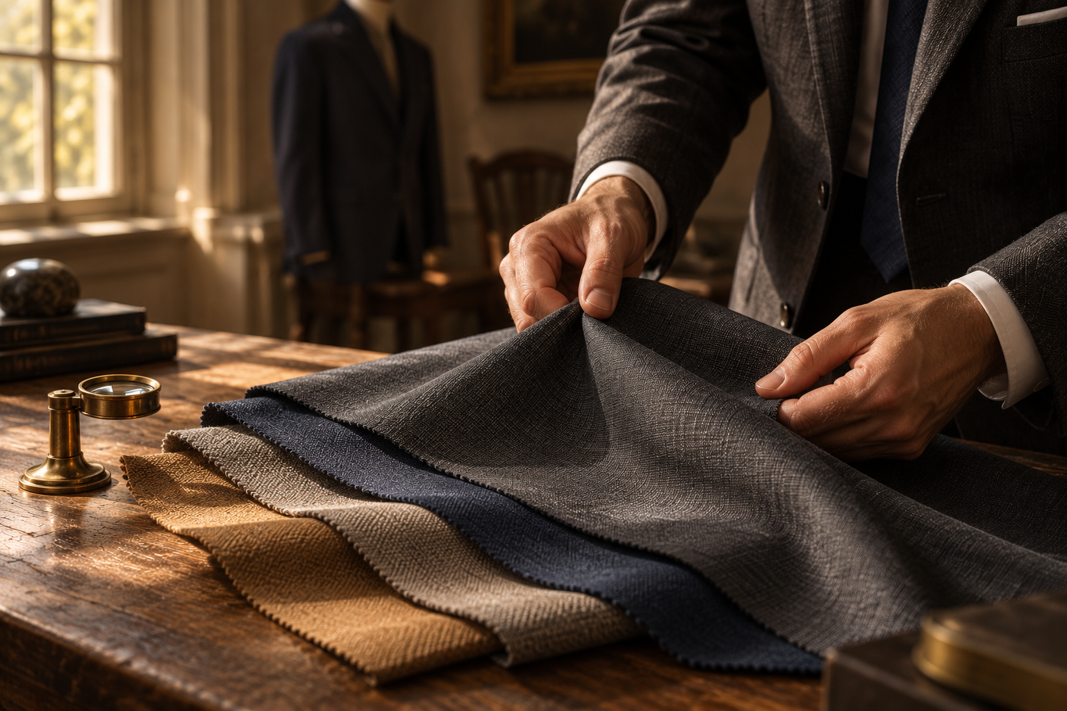 Analyzing several cloths