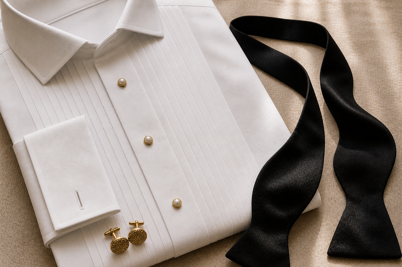 The Elegance of Pleated Tuxedo Shirts
