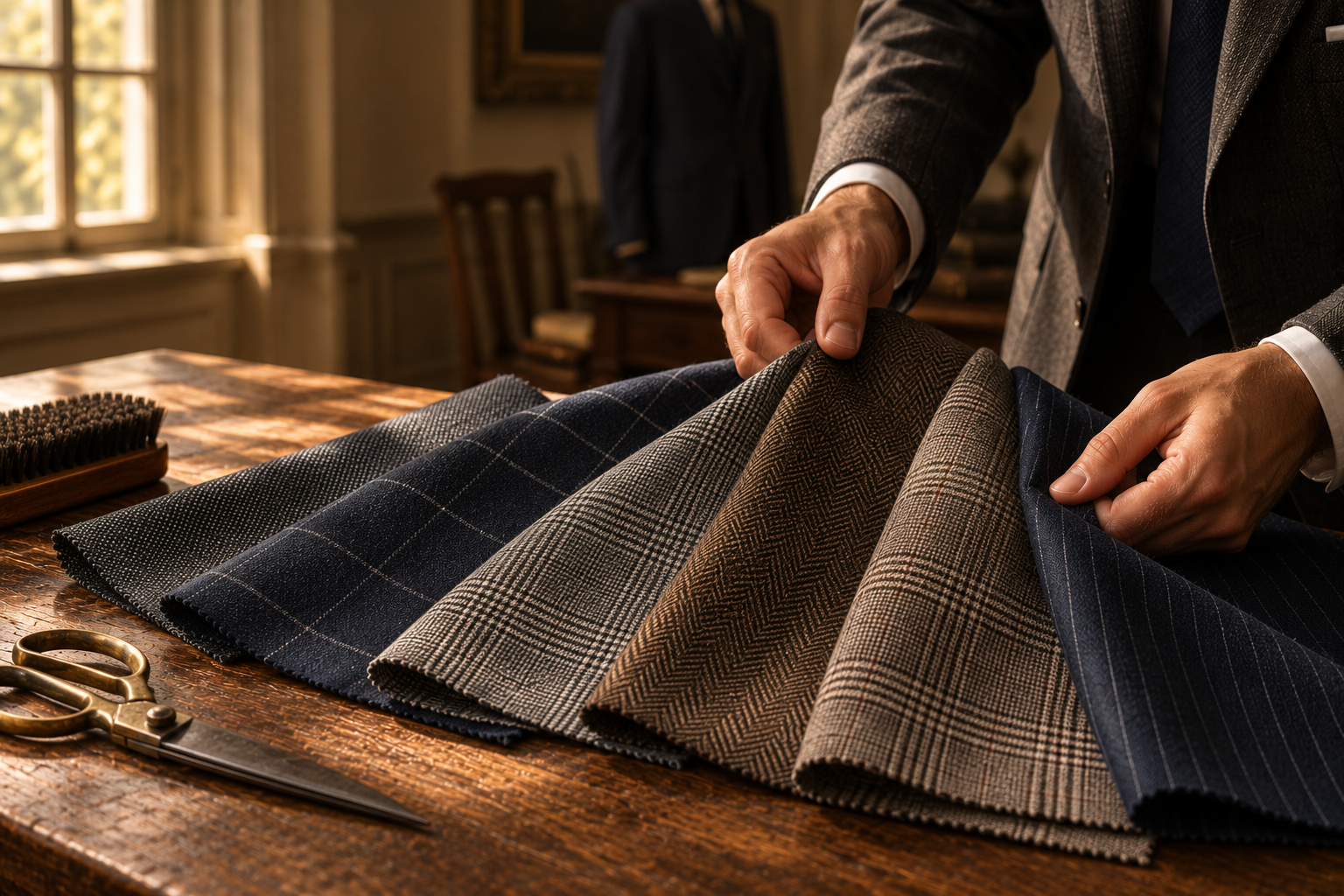 Analyzing several patterned fabrics