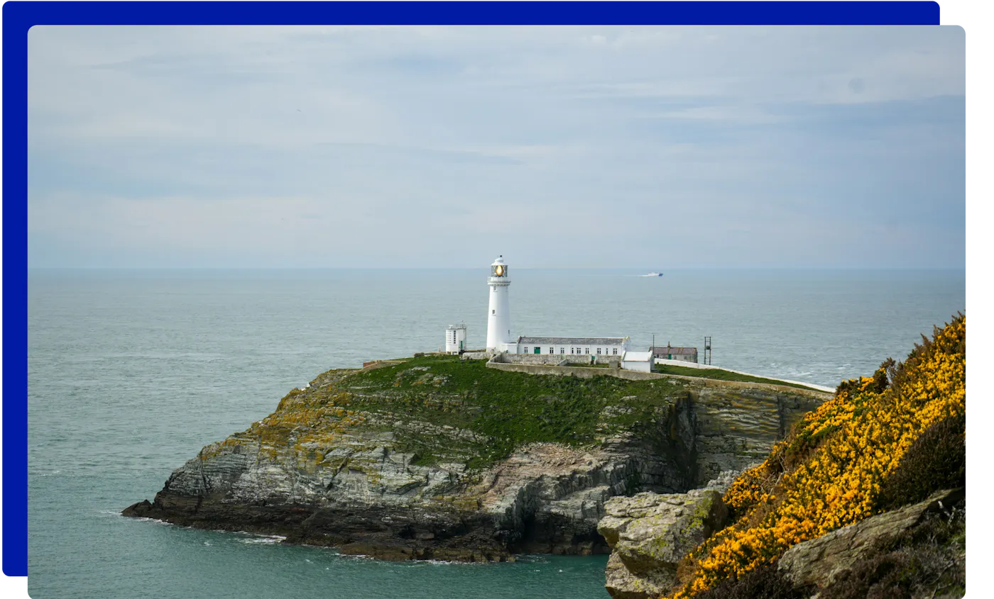 South Stack lighthouse near Holyhead