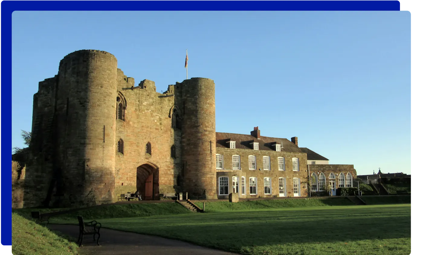 Tonbridge Castle in Tonbridge, Kent